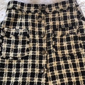 Checkered Skirt